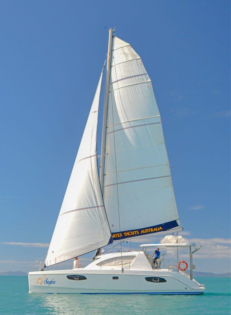 38 catamaran sail